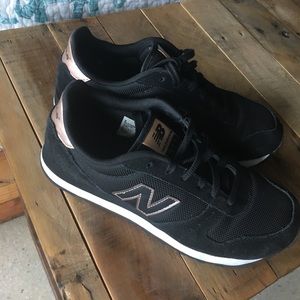 New balance 311 suede black sneakers